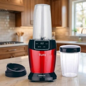 Мощен нутри блендер Oliver Voltz – 1200W, LED дисплей и 2 кани за смути (1000 ml / 800 ml)