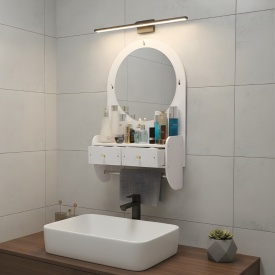 Огледало за грим с място за съхранение – елегантно и практично решение за всеки дом