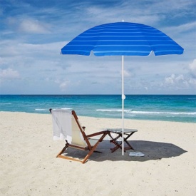 Плажен чадър Muhler U5016 – Компактна защита за вашето лятно приключение