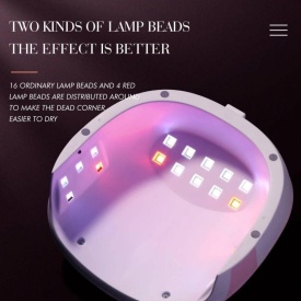 Професионална UV/LED лампа за маникюр и педикюр MiNi 4s