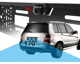 Рамка с камера за регистрационен номер с 4 LED светлини за задно виждане 3084