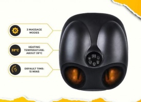 Ролков масажор QCV за крака с въздушно налягане с функция за нагряване Made in Germany