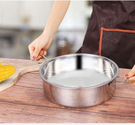 Тава с дръжки от неръждаема стомана - Img 3