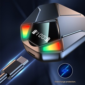 Безжични слушалки IRON MAN със зареждащ кейс X6 HF32