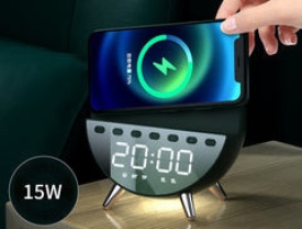 Безжично зарядно устройство Sunrise 5-IN-1 APPLE MOBILE PHONE WIRELESS CHARGER - Img 5