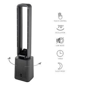 Вентилатор безвитлов Diplomat 50W с LED дисплей