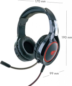 Геймърски слушалки с микрофон Schwaiger GH50