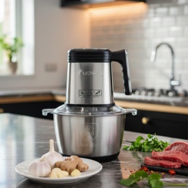 Електрически чопър Lexical LCH‑1946 – 300W, 2 л, бързо и прецизно рязане с 3 скорости