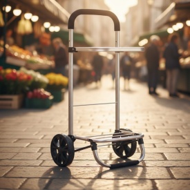 Количка за пазаруване 40 л – Черен цвят