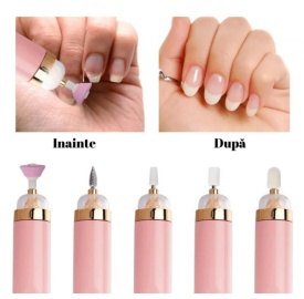 Професионална електрическа пила за нокти 5в1 за перфектен маникюр и педикюр у дома 