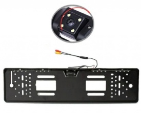 Рамка с камера за регистрационен номер с 4 LED светлини за задно виждане 3084