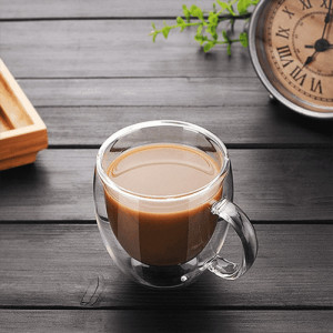 Чаша с двойно дъно за кафе-300ml