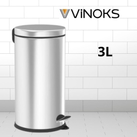 Кофа за смет с педал Vinoks – Inox