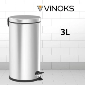 Кофа за смет с педал Vinoks – Inox