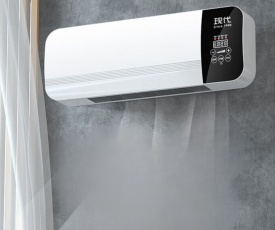 Модерна печка за стенен монтаж за топло и студено с LED дисплей