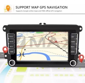 Мултимедийна навигация за автомобил с 7-инчов дисплей - Volkswagen, Seat или Skoda CJ-CP605