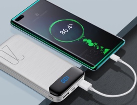 Преносима батерия KLGO KP-89 POWER BANK, 10000/20000mAh с LED дисплей