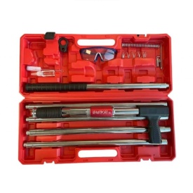 Професионален пистолет за пирони KraftRoyal с очила, ръкавици и 200 бр. пирони - Img 3