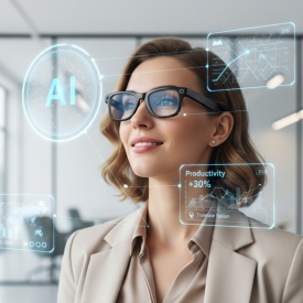 Смарт очила с AI - Превод, камера, видео и обаждания в реално време