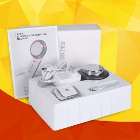 Ултразвуков масажор за лице и тяло с LED микроелектрически EMS масаж