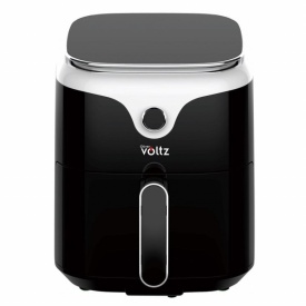 Фритюрник AirFryer Voltz, 1400W, 3.5л., Горещ въздух, Таймер, до 200°С, Дигитален, подвижна скара