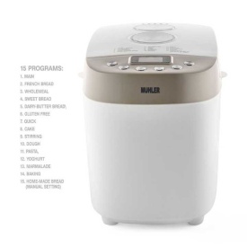 Хлебопекарна MUHLER MBM-1509, с две бъркалки