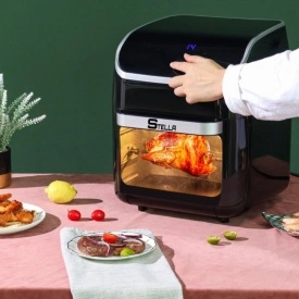 Stella power air fryer oven 12L – Дигитален еър фрайер и фурна 1800W с Touch Screen и грил - Img 3
