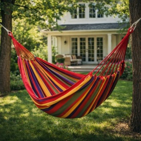 Градиснки червен хамак 