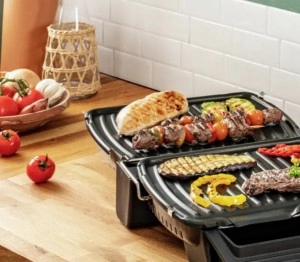 Не залепващ Грил Tefal UltraCompact 600 Comfort GC306012