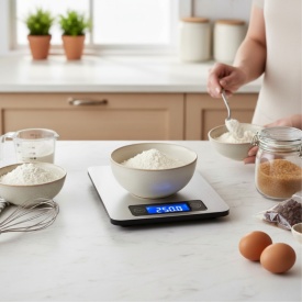 Електронна Кухненска Везна Luigi Ferrero Prima FR-110I – Инокс Платформа, 10кг, Точност до 1г