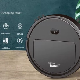 Интелигентна прахосмукачка робот 3в1 две четки и моп за почистване на домакинство