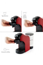 Кафемашина 3в1 Muhler, 20 Bar, 0.9 L, 1400W, 3 различни адаптери за капсули