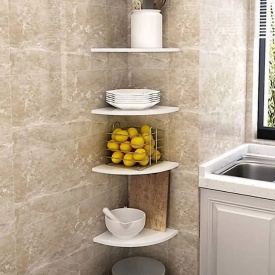 Комплект от 4 Стенни Ъглови Рафта 