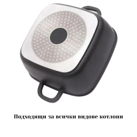 Комплект тенджери – Cheffinger от 3 части с мраморно покритие и капаци - Img 3