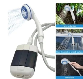 Преносим душ за къмпинг, компактен, USB зареждане, батерия 2200 mAh