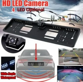 Рамка с камера за регистрационен номер с 4 LED светлини за задно виждане 3084