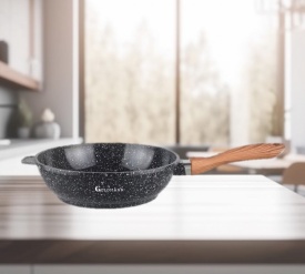 Тиган Goldmann в два размера 24 см и 28 см,Лят алуминий,Керамично покритие,