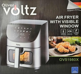 Фритюрник с горещ въздух Oliver Voltz – 1700W, 7 л., стилен дизайн и висока ефективност