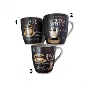 3 броя Керамични чаши - "COFFEE"