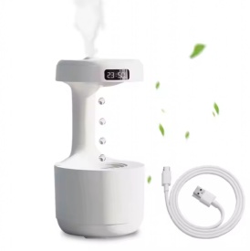 Антигравитационна ароматерапевтична капкова мъгла с нощна светлина