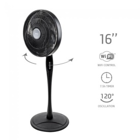 Вентилатор на стойка 16'' Diplomat 2 в 1, 55W, Wi-Fi, таймер