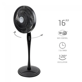 Вентилатор на стойка 16'' Diplomat 2 в 1, 55W, Wi-Fi, таймер