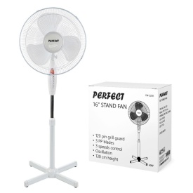 Вентилатор PERFECT FM-3120 16 инча с бели перки