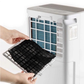 Влагоуловител Muhler MHD-10T25 – 10л/24ч, Йонизатор и Карбонов Филтър за Здравословен Въздух