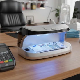 Детектор за фалшиви банкноти – преносим UV детектор с магнитен сензор и вградена батерия