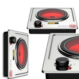 Единичен керамичен котлон за вграждане - 1200W