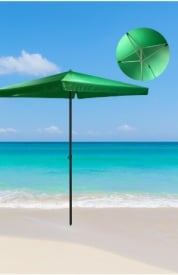 Елегантен квадратен градински чадър за стил и защита - Img 5