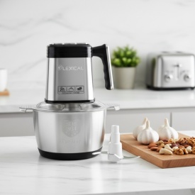 Електрически кухненски чопър Lexical LCH‑1966 – 400W, 3 л, 3 скорости - Img 4