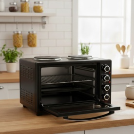 Малка готварска печка TERMOMAX TXC56CL: Компактно Комбинирано Решение с Голям Обем