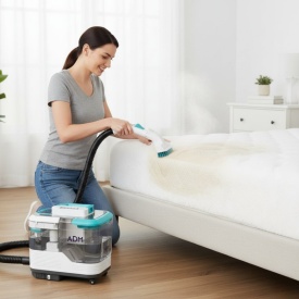 Портативна прахосмукачка с пара W5 – 2 в 1 мокро и сухо почистване